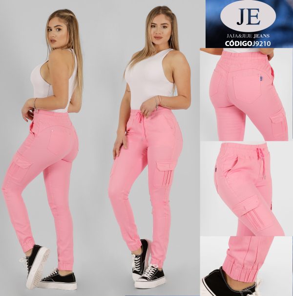 Jeans Cargo Mujer Extralindas