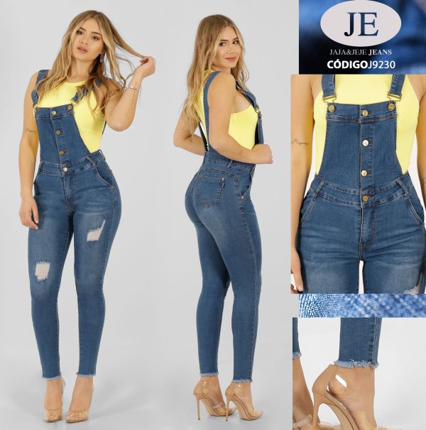 Jardinera Azul rasgado