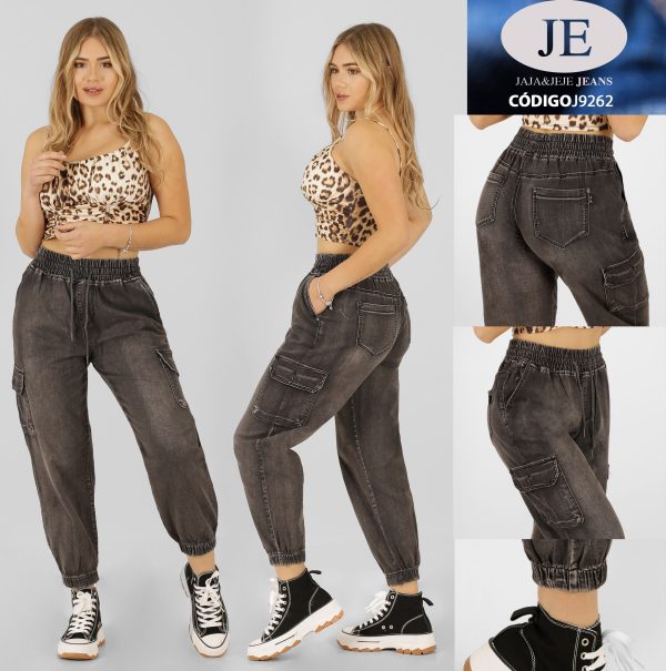 Jogger corto gris