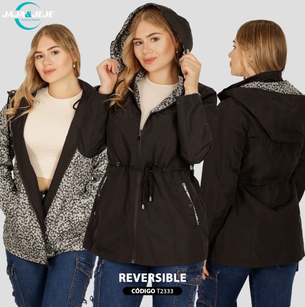 Cortaviento reversible floreado - Imagen 5