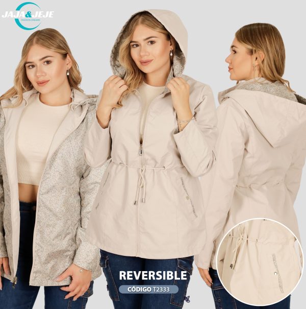 Cortaviento reversible floreado - Imagen 6