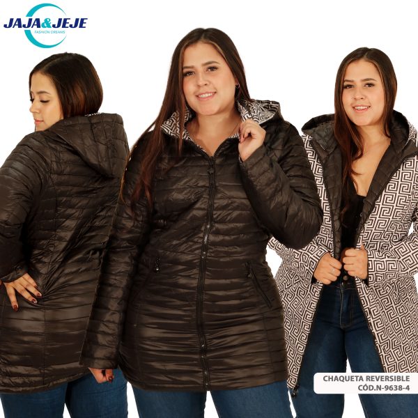 Chaqueta reversible larga - Imagen 6