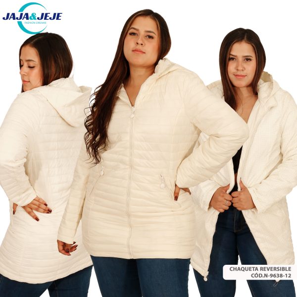 Chaqueta reversible larga - Imagen 3