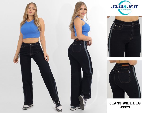 Jeans Palazzo azul oscuro